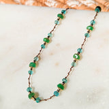 anklet chrysoprase apatite Holi