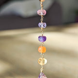 Boucle d'oreille rainbow india