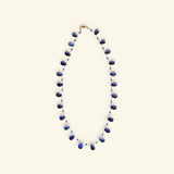 Collier pétales Lapis Lazuli