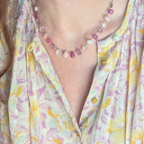 Collier pink dream petales