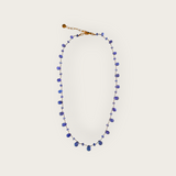 Collier Tanzanite Pétales et perles
