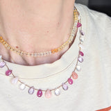 Collier pink dream petales