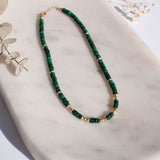 Collier malachite Philia
