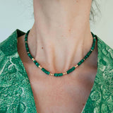 Collier malachite Philia