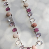 Collier pink dream petales