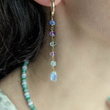 Boucle d'oreille rainbow princesse