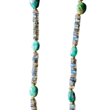 Zamarat Labradorite and Emerald Necklace