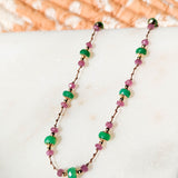 chrysoprase sapphire anklet Holi