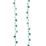 Mermaid Amazonite Heart and Pearl Necklace