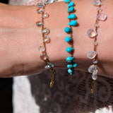 Bracelet mini drops turquoise