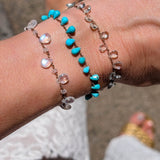 Bracelet mini drops turquoise
