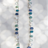 Blue dream petals necklace