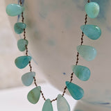 Collier pétales opale du Pérou