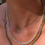Collier opale ethiopienne Handknotted