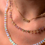 Collier mini drops saphir