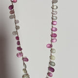 Umba petal sapphire necklace