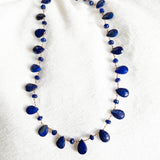 Lapis Lazuli Petal Necklace