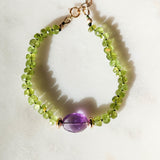 Elpis Amethyst Peridot Bracelet 