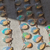 Ethiopian Opal Petal Necklace