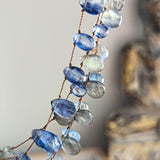 Kyanite petal necklace 