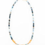 June aquamarine citrine necklace