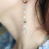 Rainbow foam earring