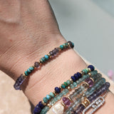 Cozumel iolite turquoise bracelet