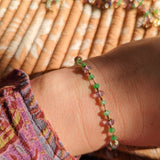 amethyst chrysoprase Holi bracelet