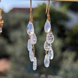 Moonstone Rain Earrings