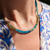 Tropical apatite necklace