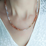 Nude rainbow necklace 