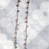 Mini petal spinel necklace