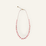 Collier pétales rhodochrosite