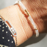 Moonstone full moon bracelet