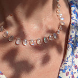 Collier Pétales Moonstone