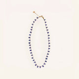 Collier mini pétales Tanzanite
