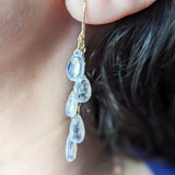 Moonstone Rain Earrings