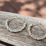 Ethiopian opal earrings Tresse