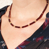 Ojas Garnet Necklace