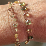 Bracelet pétales zircon