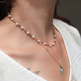 Indian pearl necklace