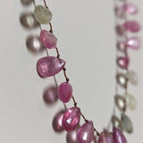 Umba petal sapphire necklace