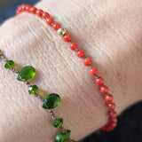 Bracelet mini perles en corail naturel