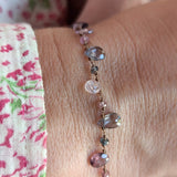 mini petal spinel bracelet
