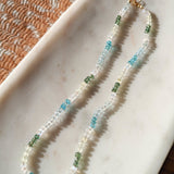 Rainbow foam necklace 