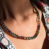 Rainbow ladradorite necklace 