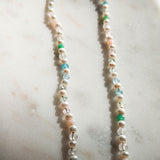 Rainbow mermaid pearl necklace