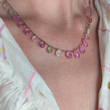 Umba petal sapphire necklace