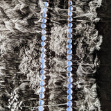 Heart chalcedony petal necklace