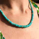 Arizona natural turquoise necklace